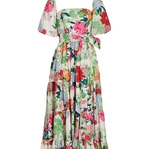 Cara Cara Wethersfield Belted Cotton Poplin Maxi Dress